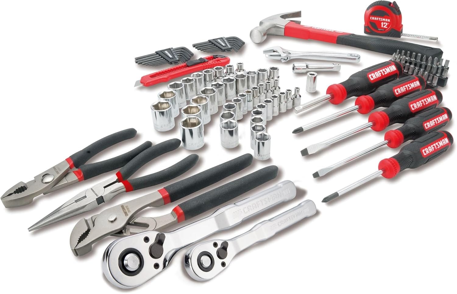 CRAFTSMAN 102 Piece Mechanics Tool Set